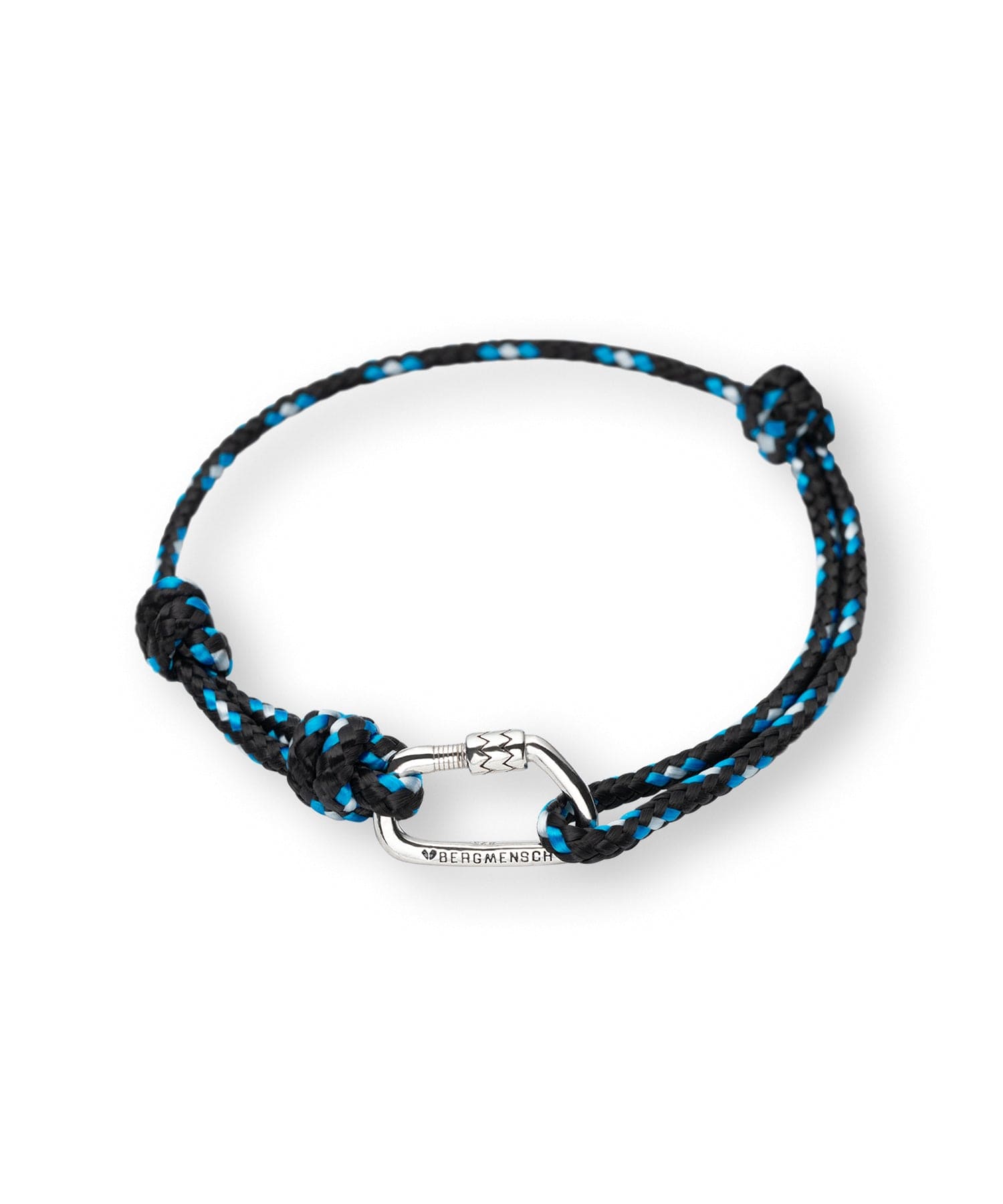 BERGMENSCH® Karabiner Armband 925 Sterling Silber von Bergmensch