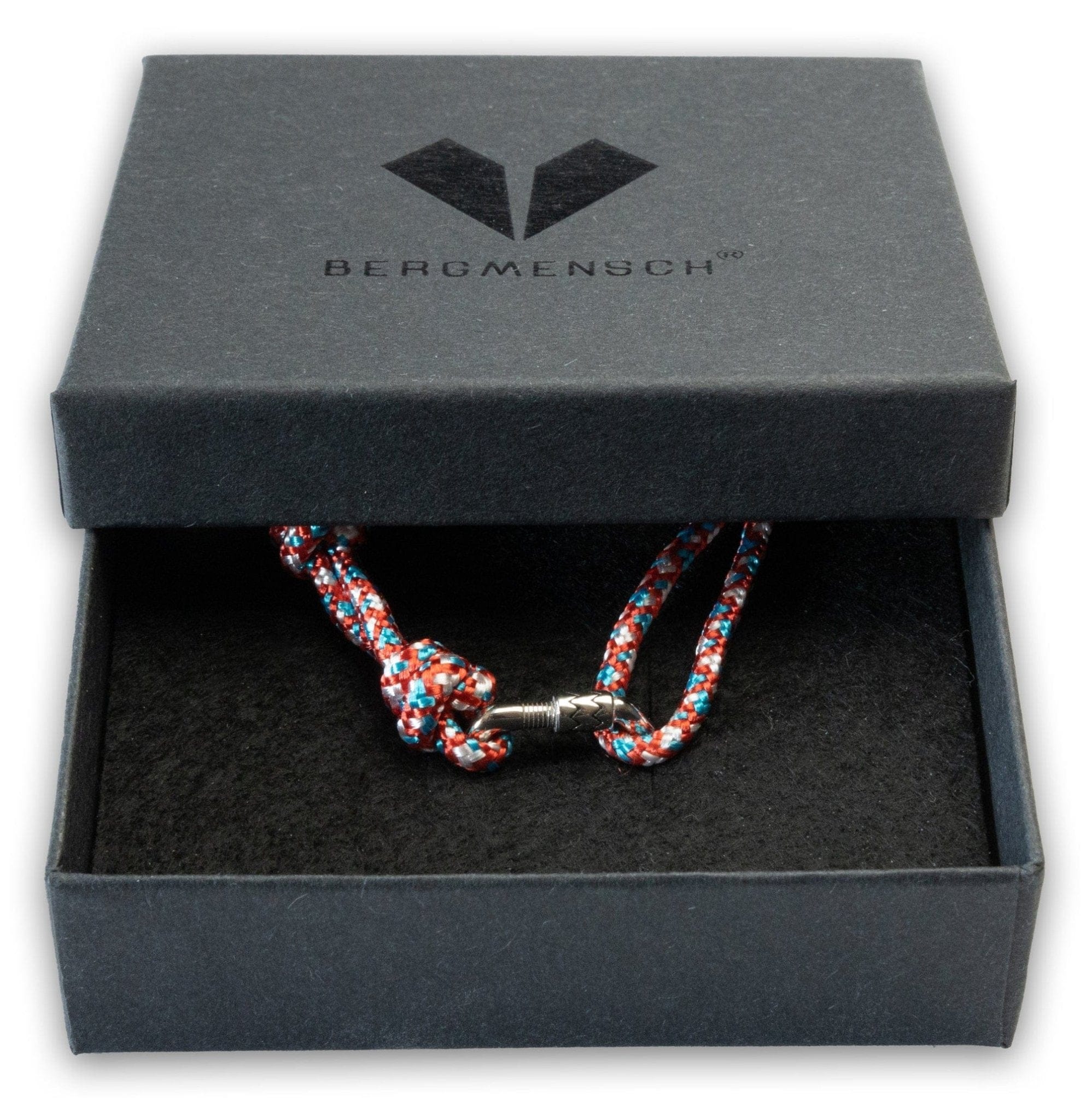 BERGMENSCH® Karabiner Armband 925 Sterling Silber von Bergmensch
