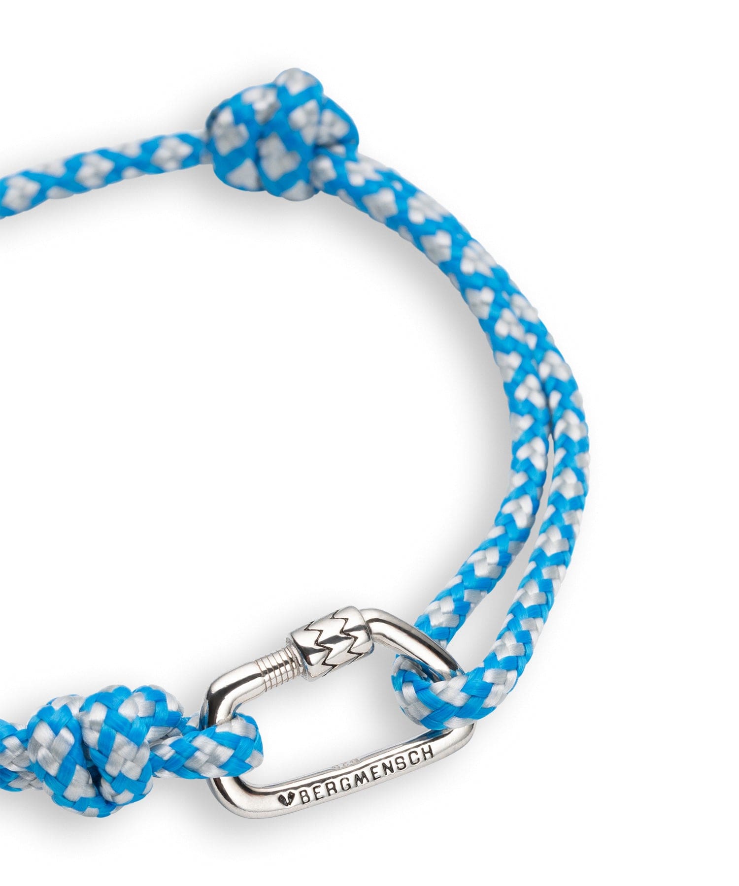 BERGMENSCH® Karabiner Armband 925 Sterling Silber von Bergmensch