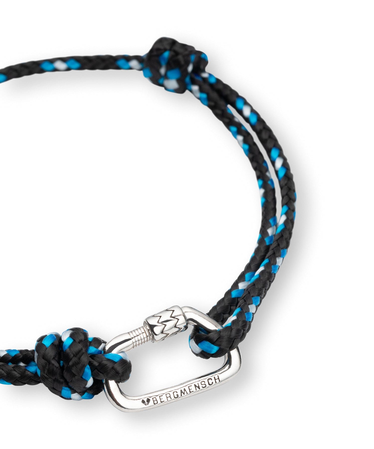 BERGMENSCH® Karabiner Armband 925 Sterling Silber von Bergmensch