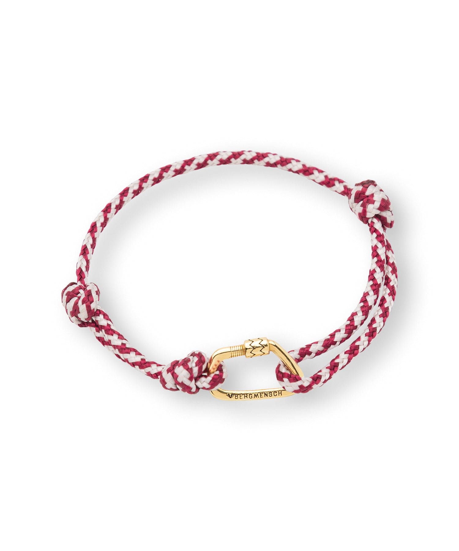 BERGMENSCH® Karabiner Armband Gold von Bergmensch