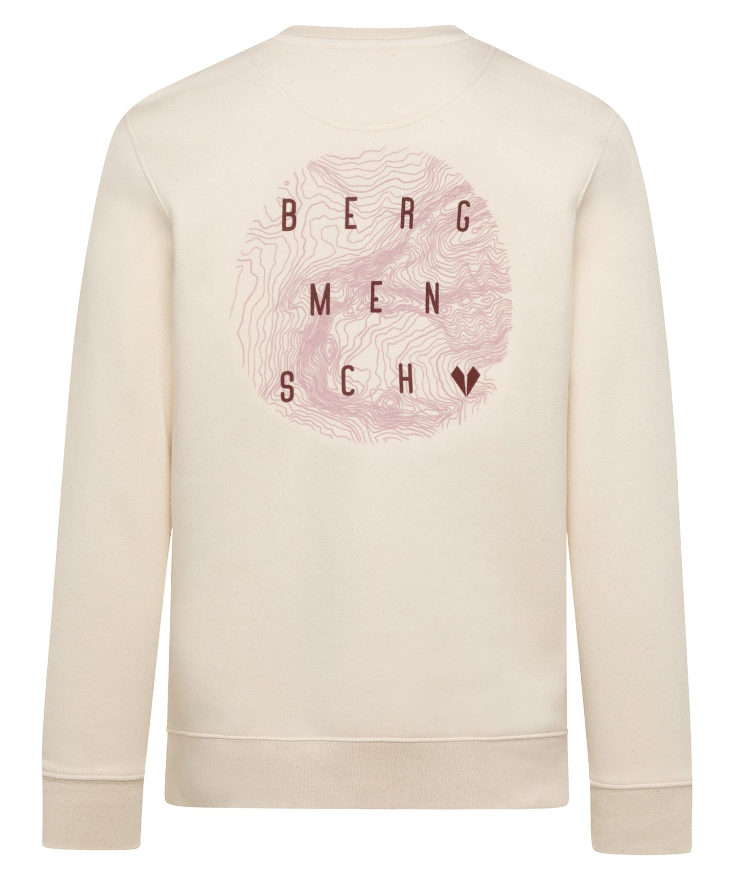 Bergmensch Topografie - Unisex Premium Organic Sweatshirt von Bergmensch