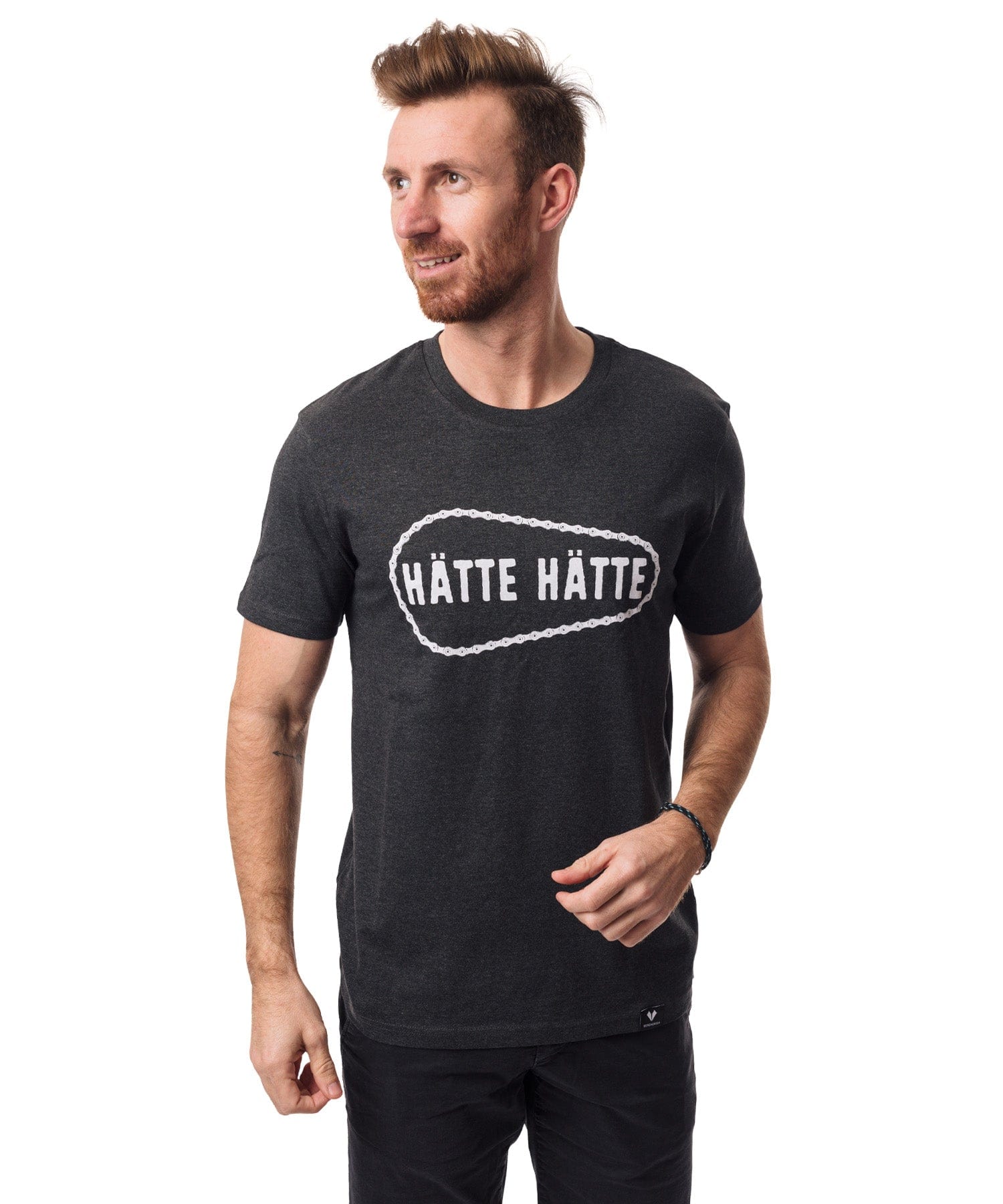 Hätte Hätte Fahrradkette - Unisex Premium Organic Shirt von Bergmensch