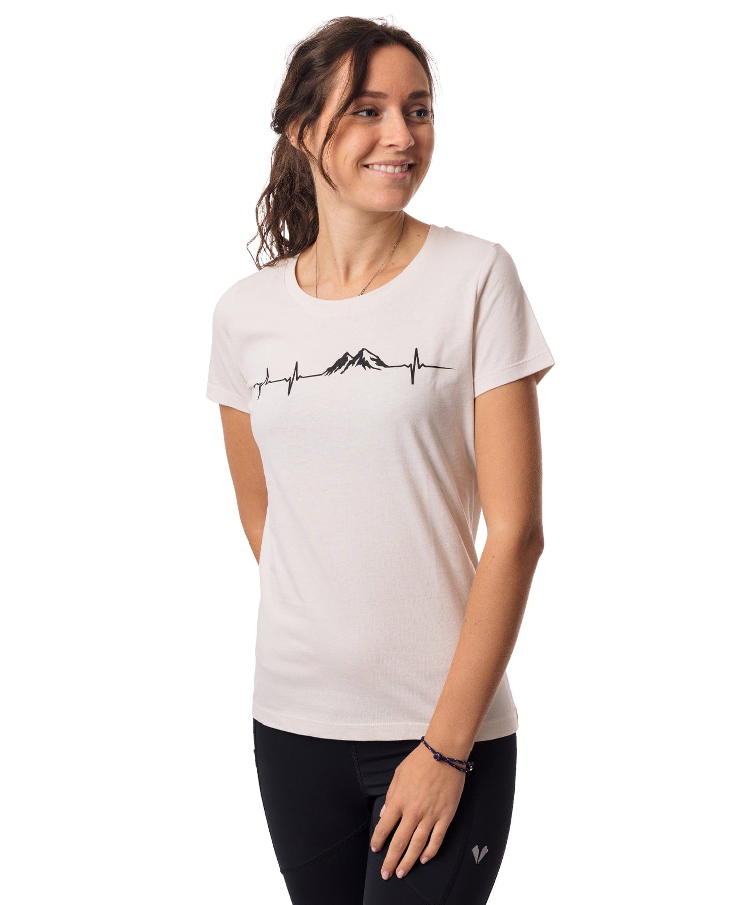 Herzschlag Berge - Damen Premium Organic Shirt von Bergmensch