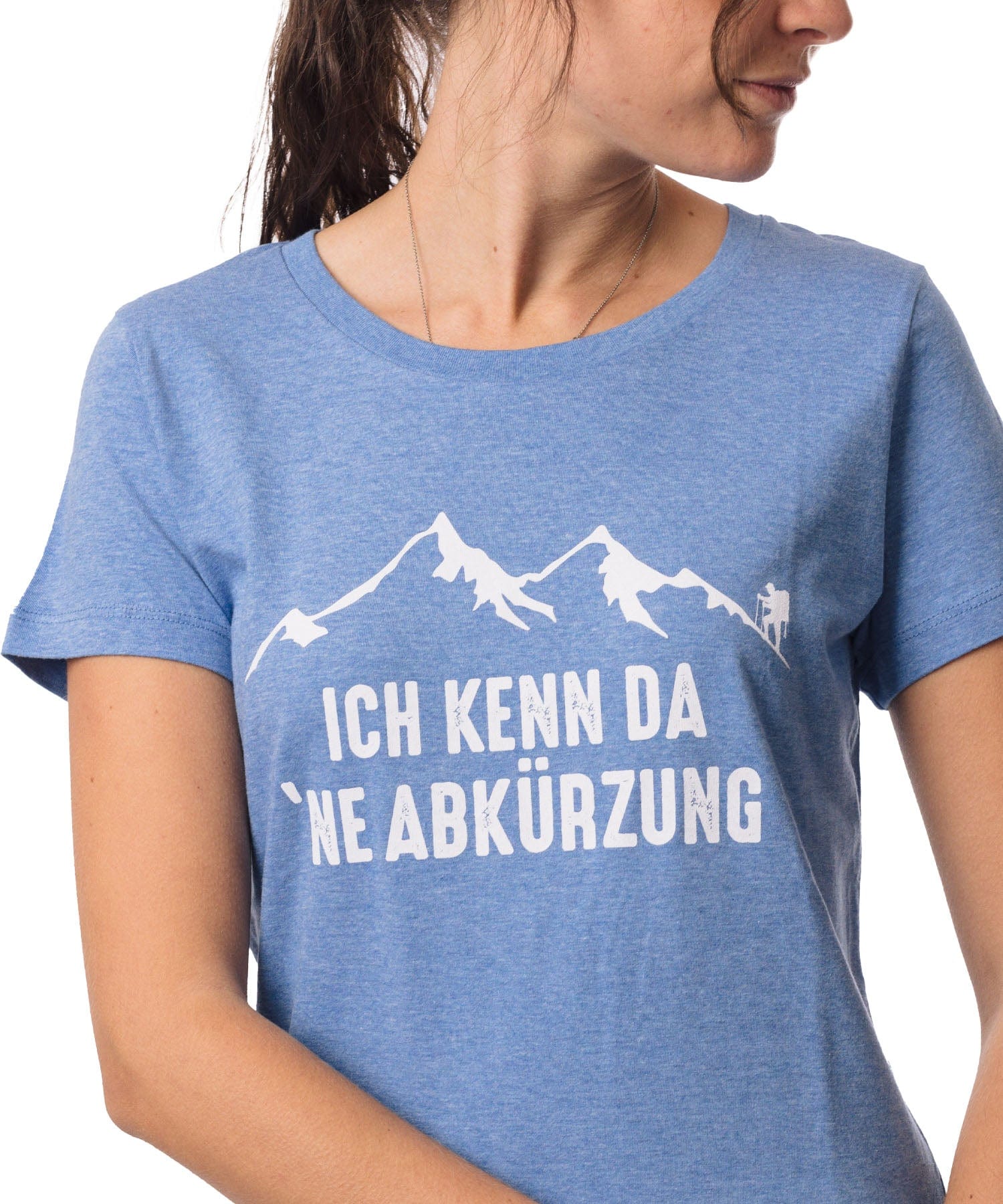 Ich kenn da 'ne Abkürzung - Damen Premium Organic Shirt von Bergmensch