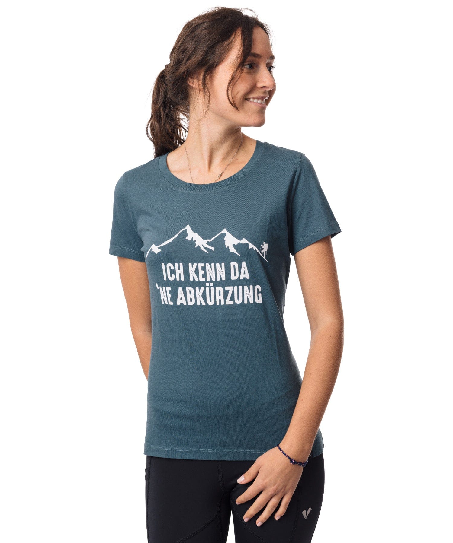 Ich kenn da 'ne Abkürzung - Damen Premium Organic Shirt von Bergmensch