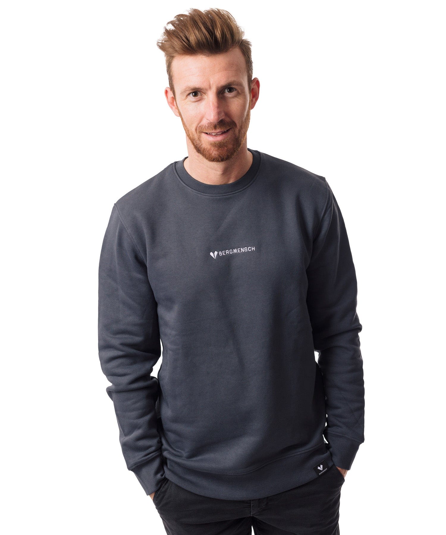 Logo Stick - Unisex Premium Organic Sweatshirt von Bergmensch
