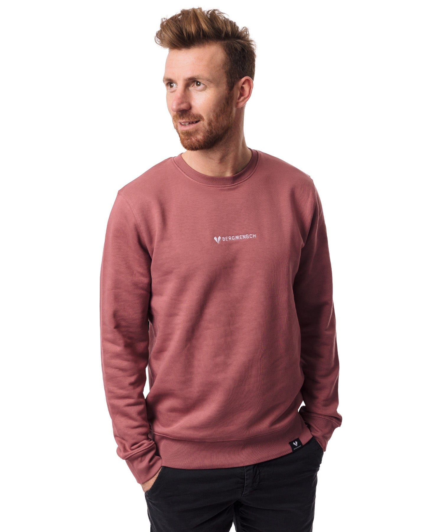 Logo Stick - Unisex Premium Organic Sweatshirt von Bergmensch