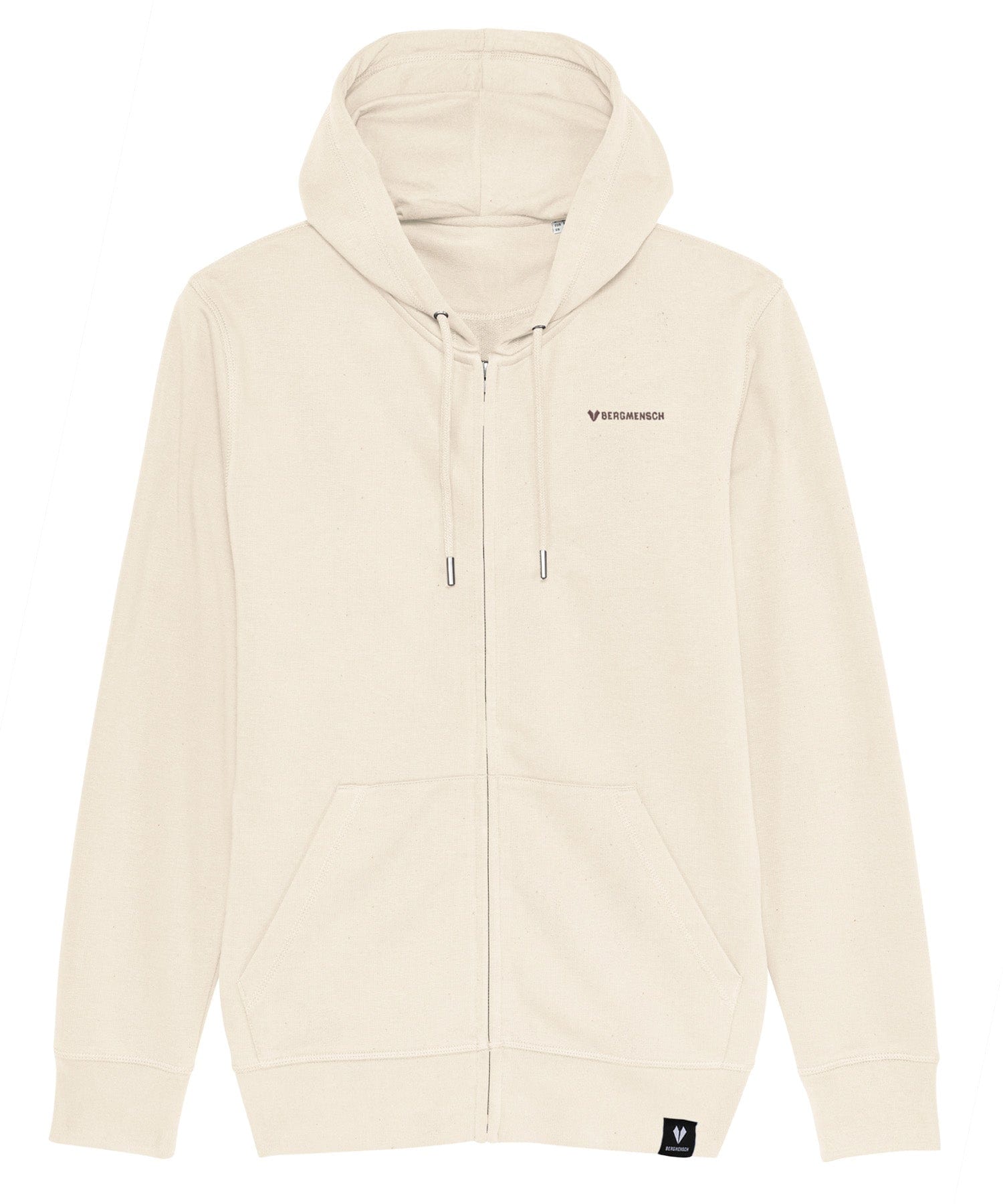 Logo Stick - Unisex Premium Organic Zip Hoodie von Bergmensch