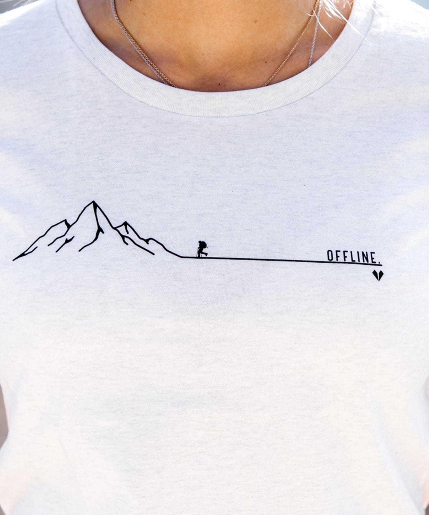 Offline - Damen Premium Organic Shirt von Bergmensch