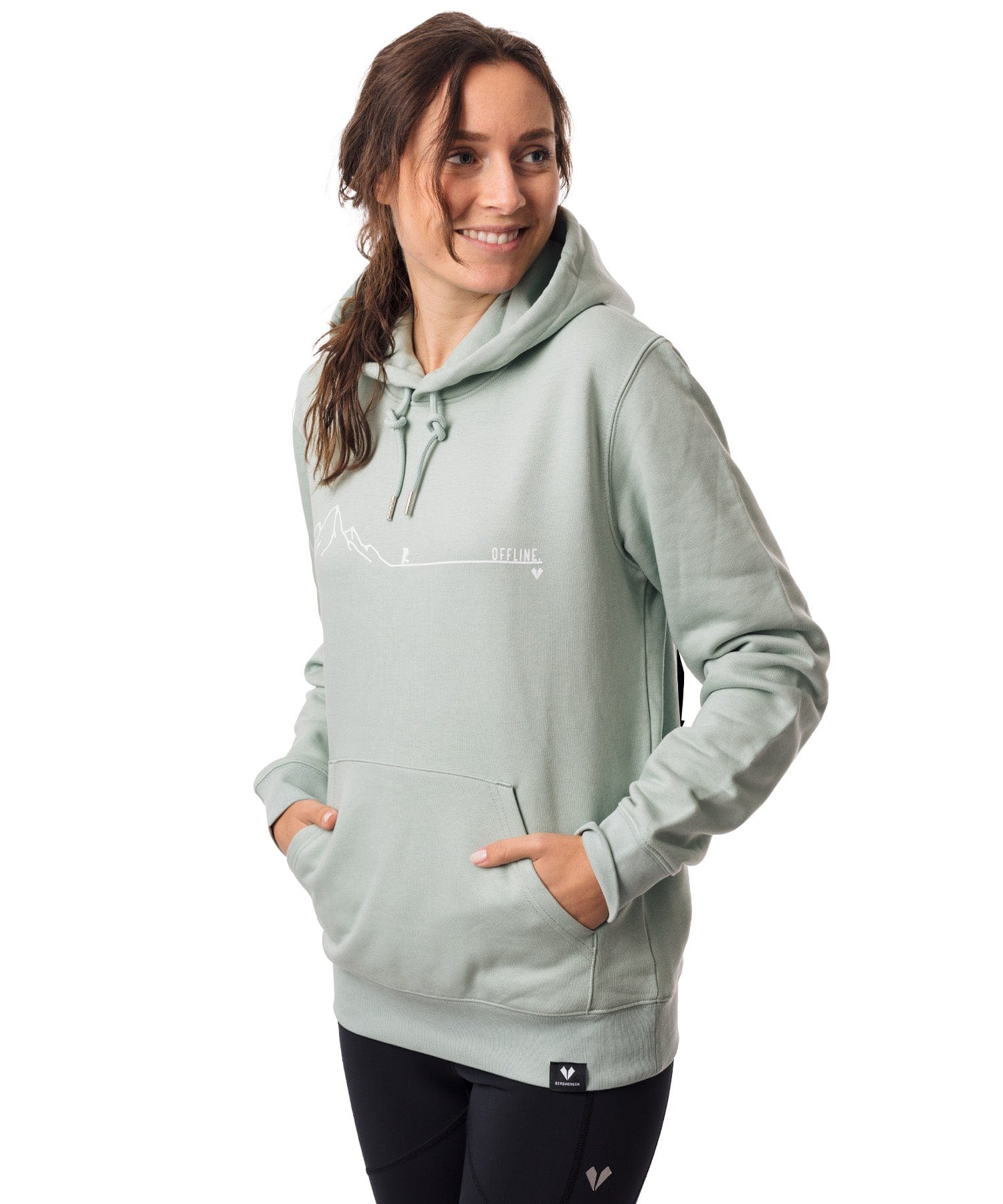 Offline - Unisex Premium Organic Hoodie von Bergmensch