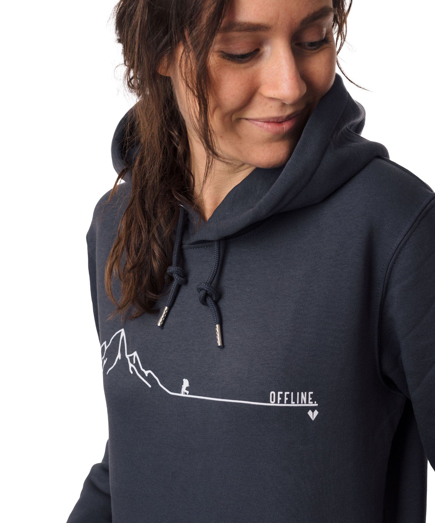 Offline - Unisex Premium Organic Hoodie von Bergmensch