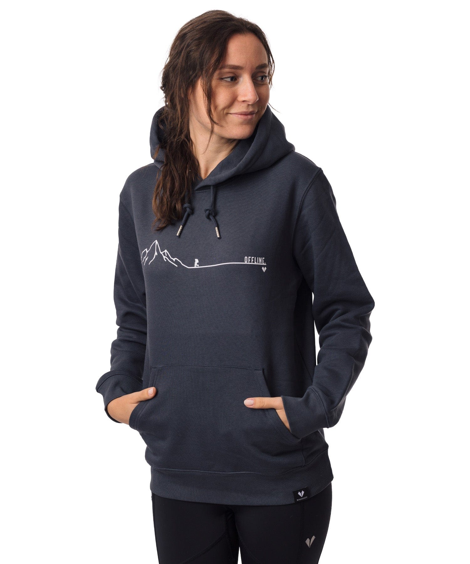 Offline - Unisex Premium Organic Hoodie von Bergmensch