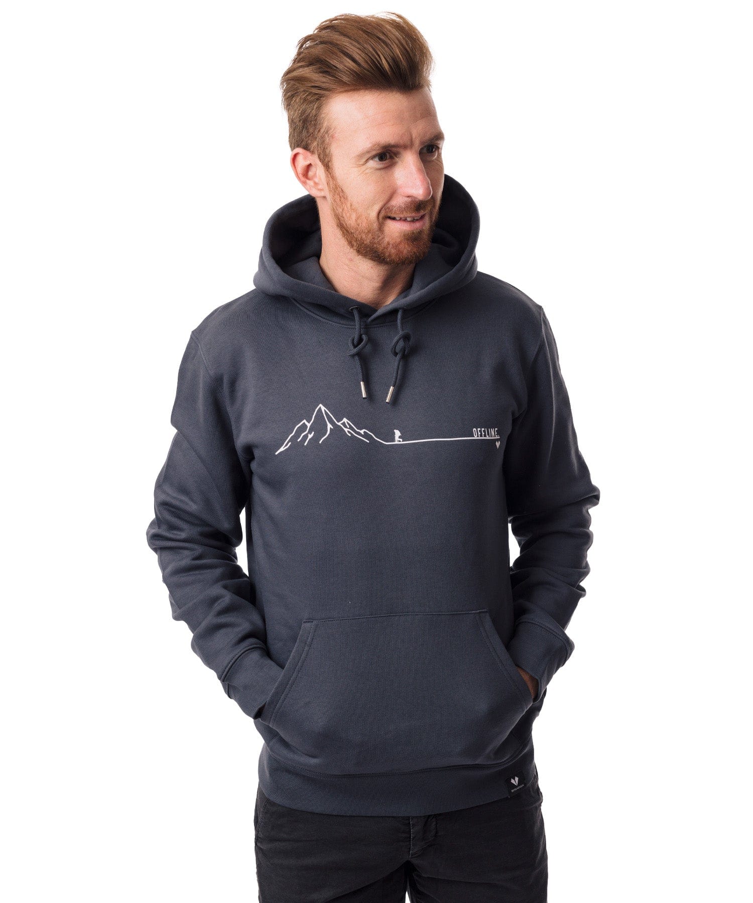 Offline - Unisex Premium Organic Hoodie von Bergmensch