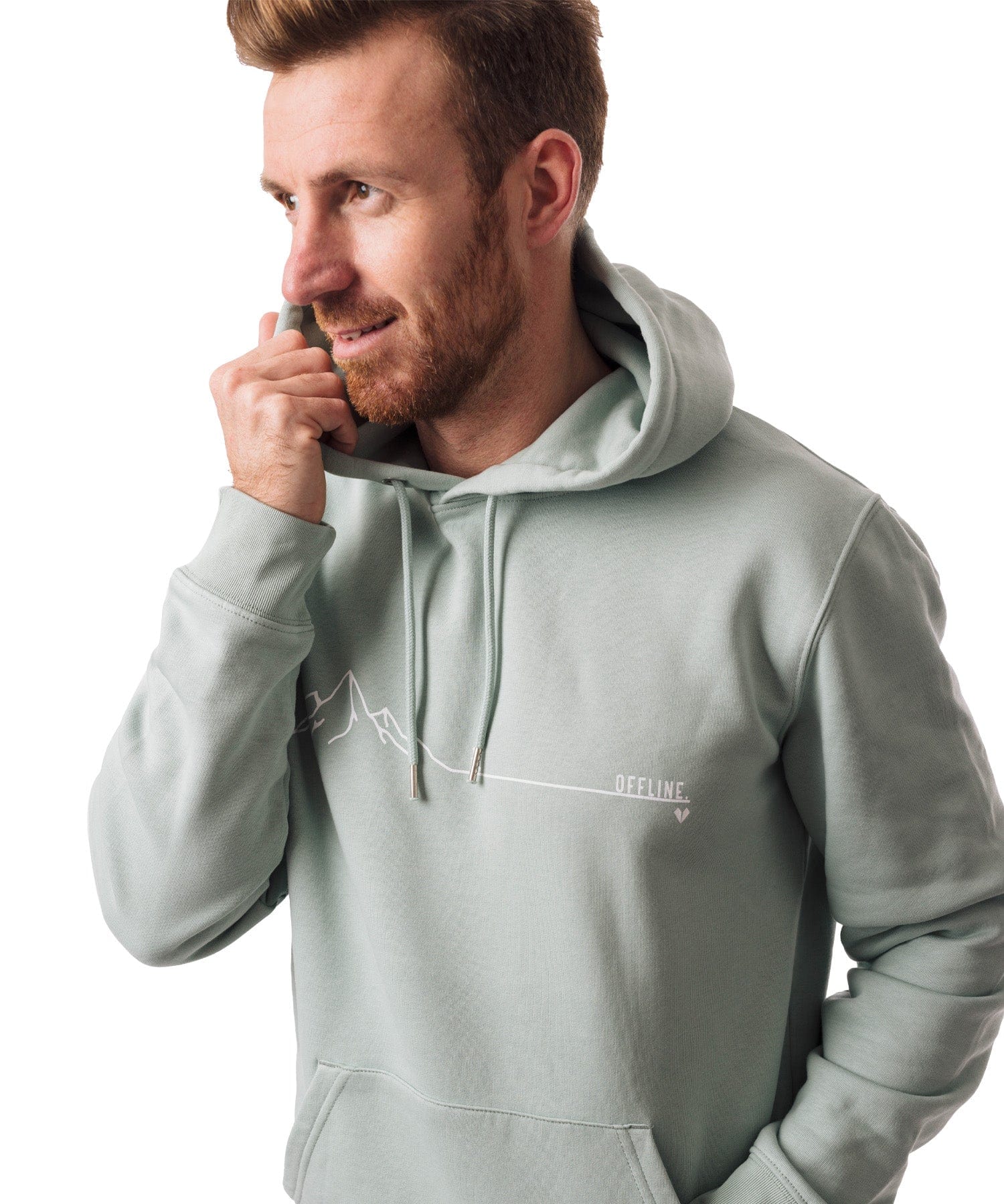 Offline - Unisex Premium Organic Hoodie von Bergmensch