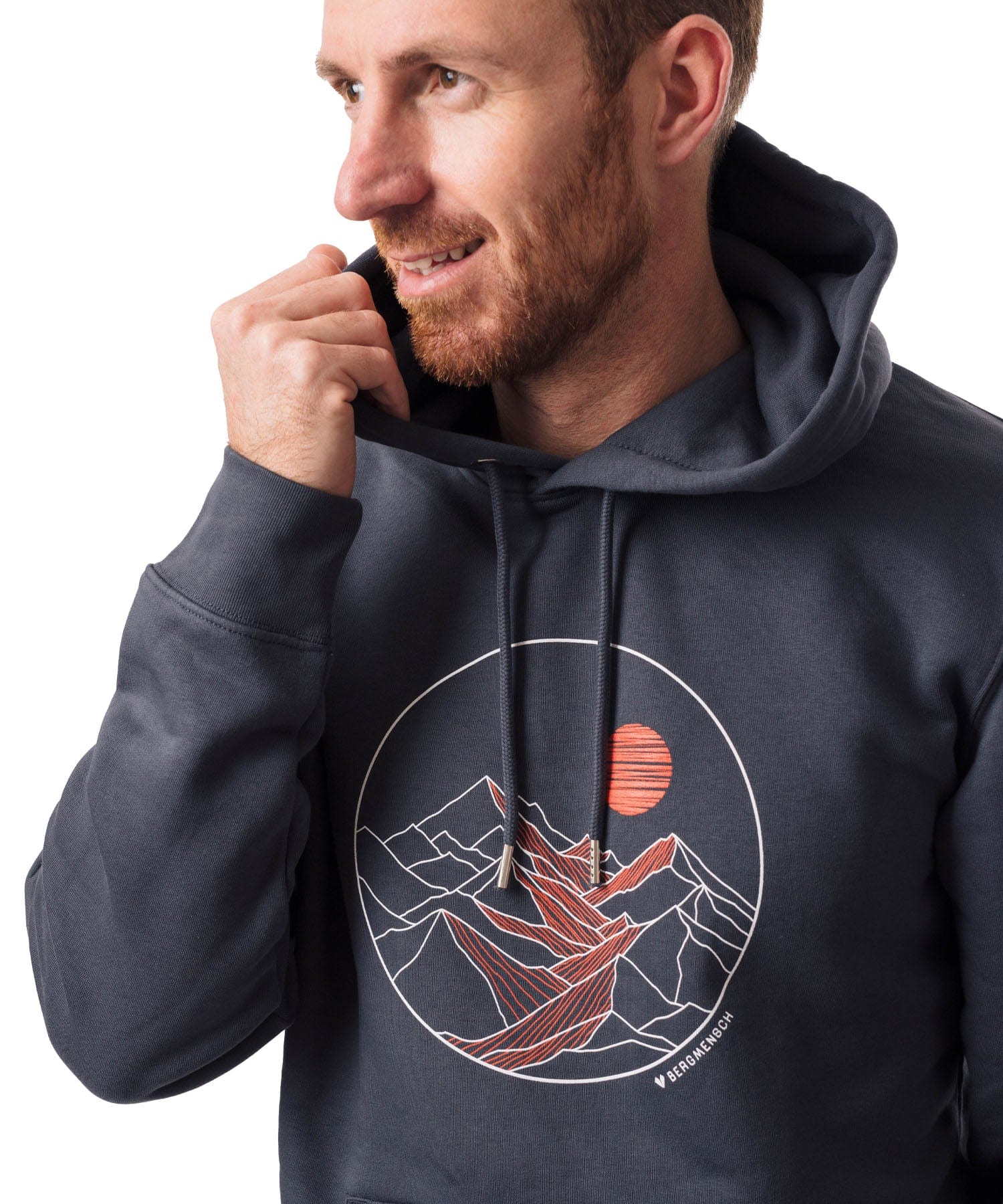 Sunset View - Unisex Premium Organic Hoodie von Bergmensch