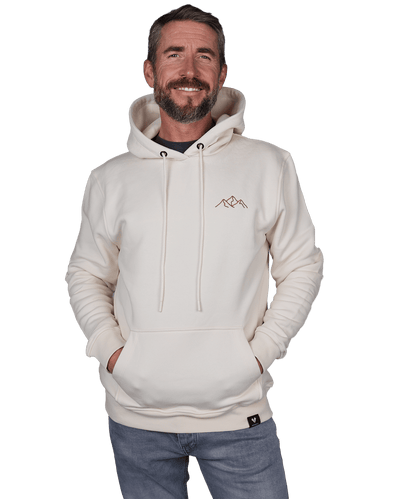 Bergsilhouette (Stick) - Unisex Premium Organic Hoodie