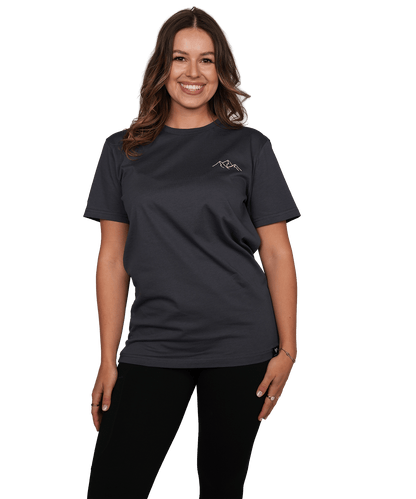 Bergsilhouette (Stick) - Unisex Premium Organic Shirt