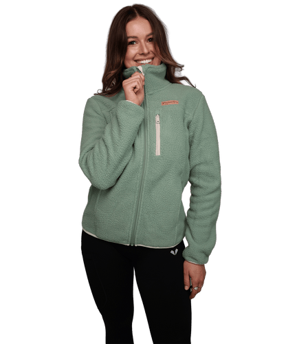 Damen Sherpa Fleece Jacke