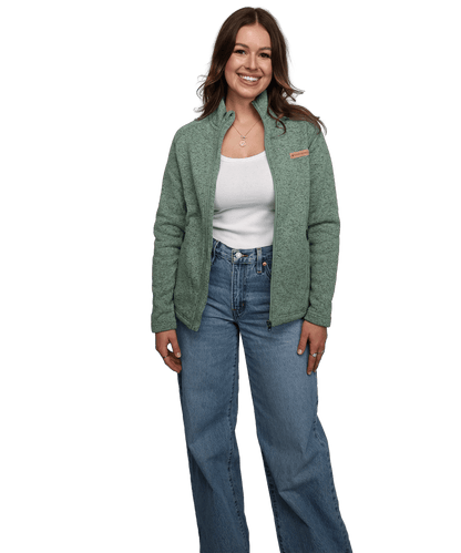 BERGMENSCH® - Damen Strickfleece-Jacke