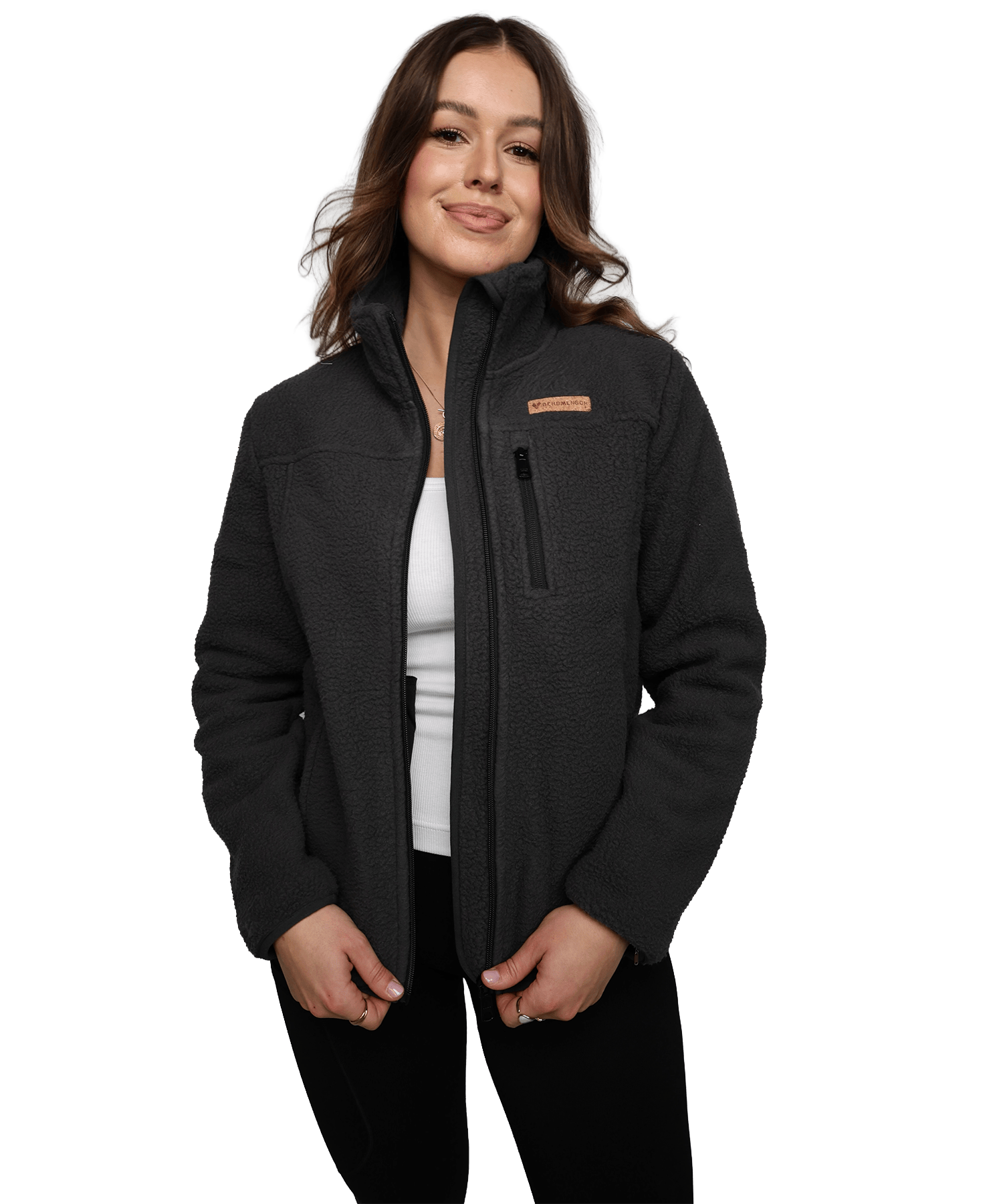 Damen Sherpa Fleece Jacke