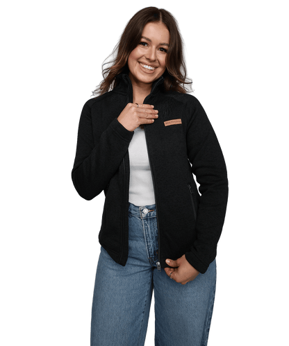 BERGMENSCH® - Damen Strickfleece-Jacke