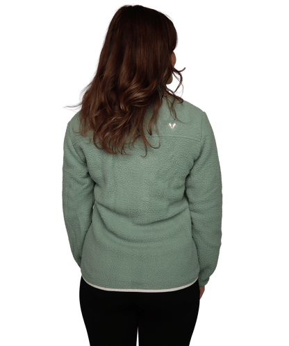 Damen Sherpa Fleece Jacke