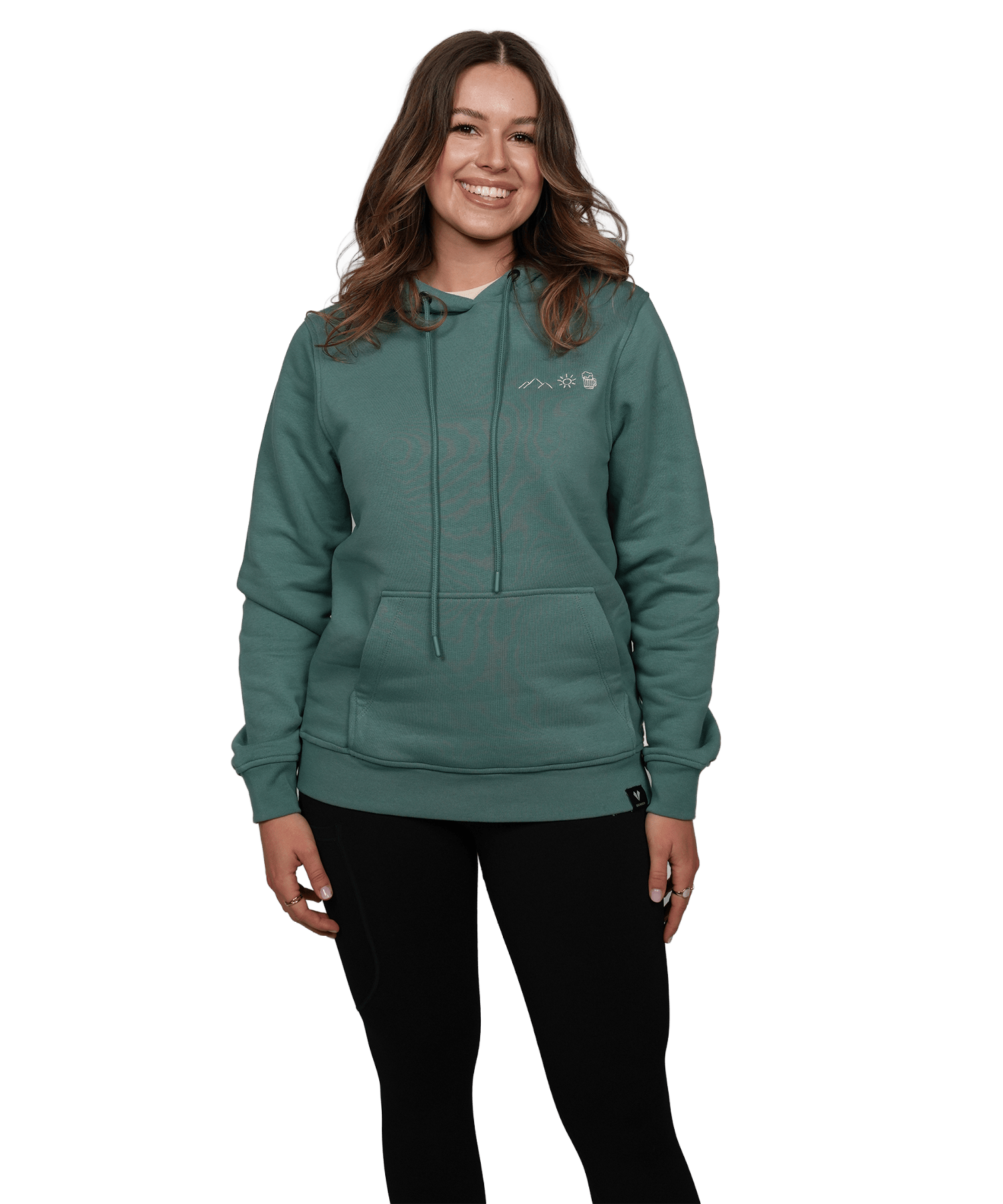 Berg Sonne Bier Stick - Unisex Premium Organic Hoodie