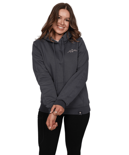 Bergsilhouette (Stick) - Unisex Premium Organic Hoodie