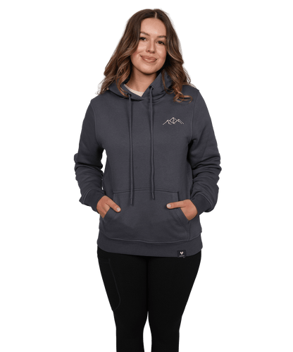 Bergsilhouette (Stick) - Unisex Premium Organic Hoodie