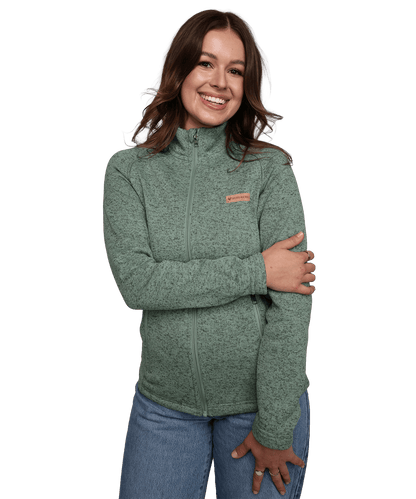 BERGMENSCH® - Damen Strickfleece-Jacke
