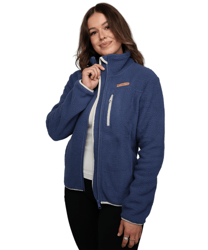 Damen Sherpa Fleece Jacke