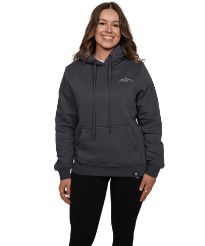 Bergsilhouette (Stick) - Unisex Premium Organic Hoodie