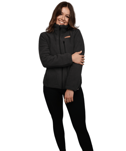 Damen Sherpa Fleece Jacke