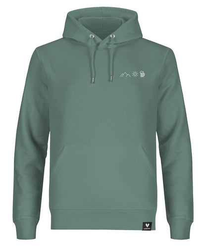 Berg Sonne Bier Stick - Unisex Premium Organic Hoodie