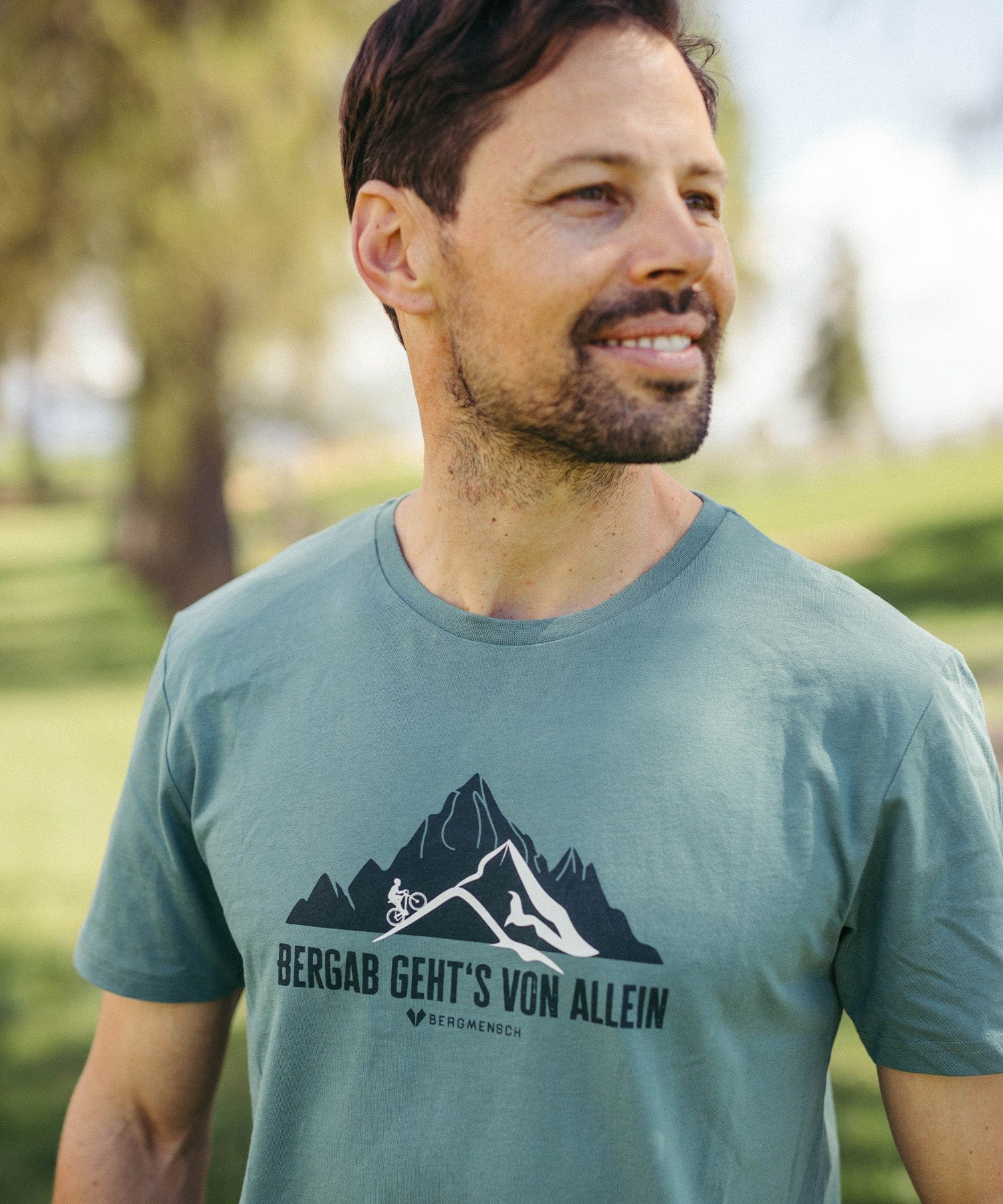 Bergab geht's von allein - Unisex Premium Organic Shirt