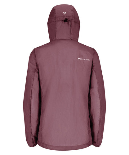 Rückansicht Damen BERGMENSCH Windbreaker Hibiskus