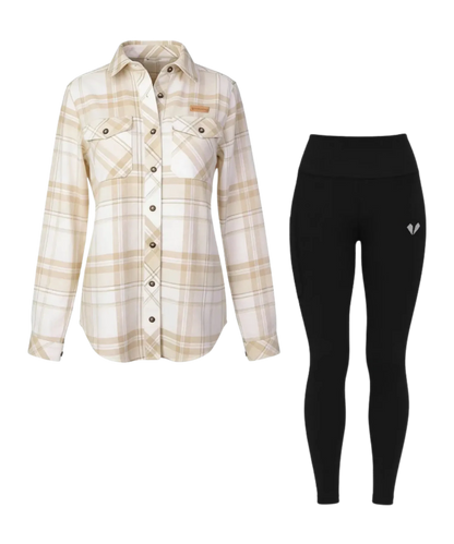 Flanellhemd + Seamless Leggings
