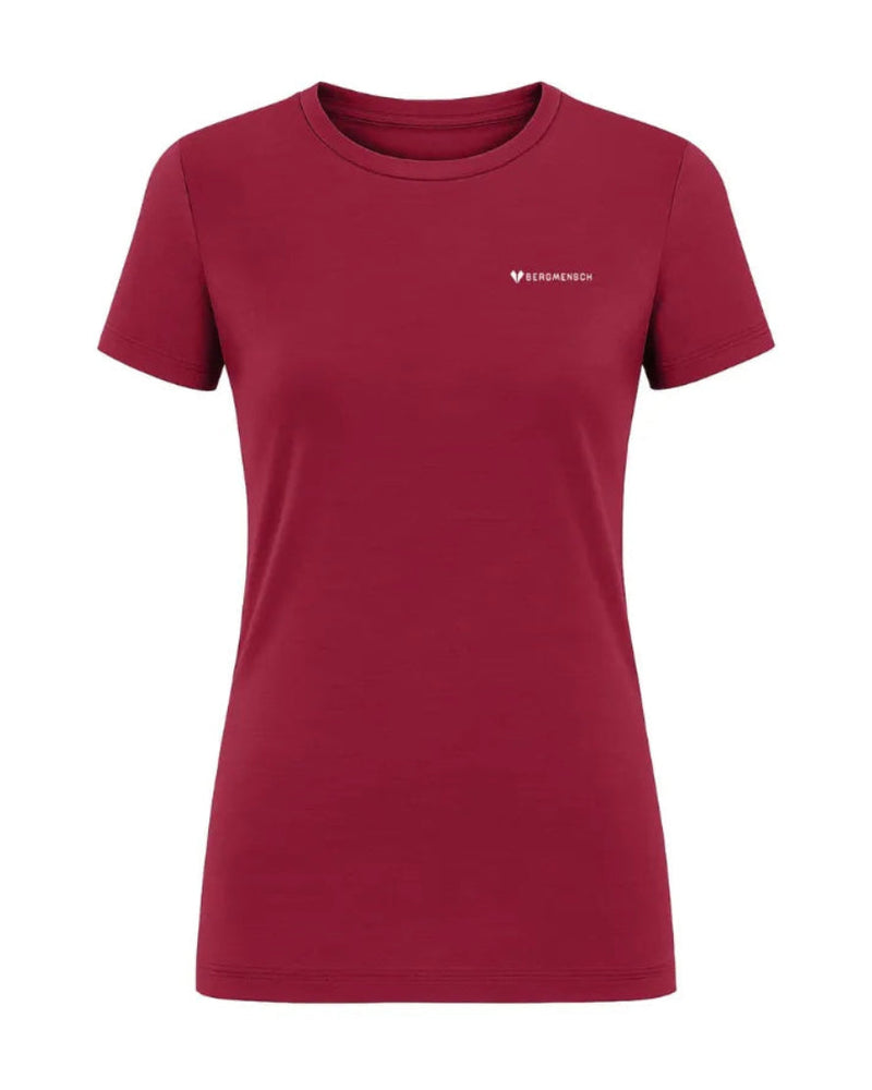 Frontansicht Merino Essential Shirt Burgundy