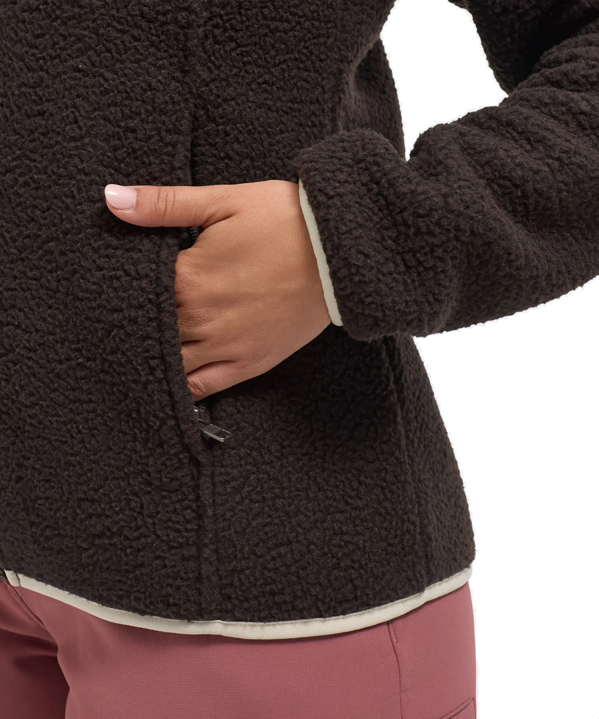 Damen Sherpa Fleece Jacke