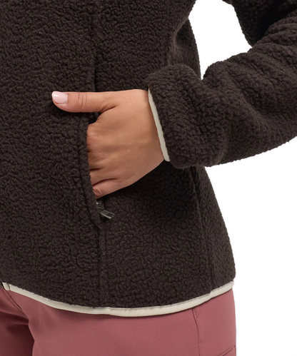 Damen Sherpa Fleece Jacke
