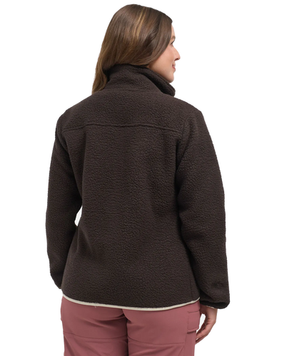 Damen Sherpa Fleece Jacke