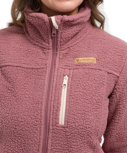 Damen Sherpa Fleece Jacke