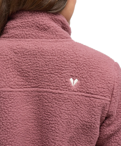 Damen Sherpa Fleece Jacke