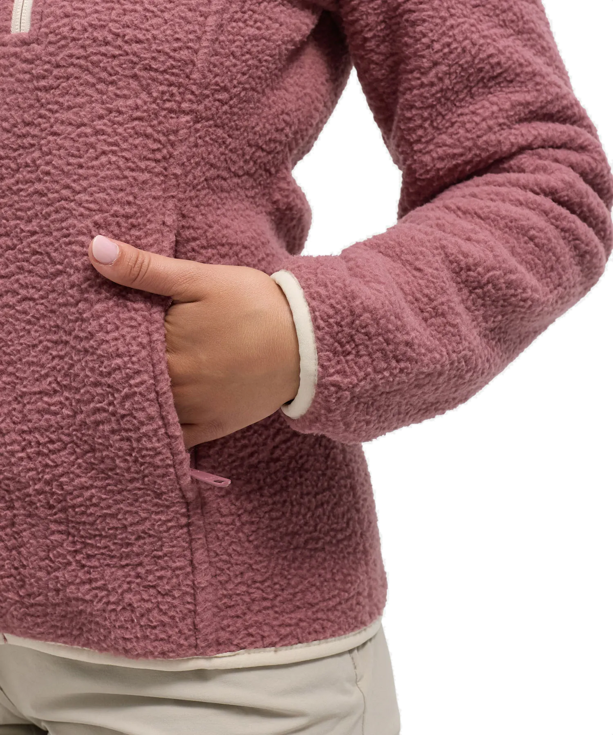 Damen Sherpa Fleece Jacke
