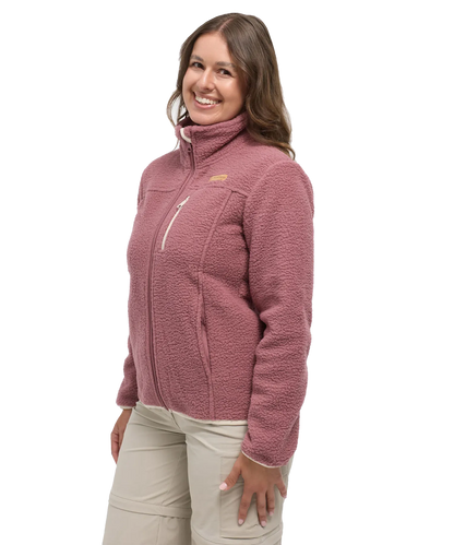 Damen Sherpa Fleece Jacke