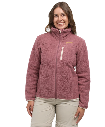 Damen Sherpa Fleece Jacke