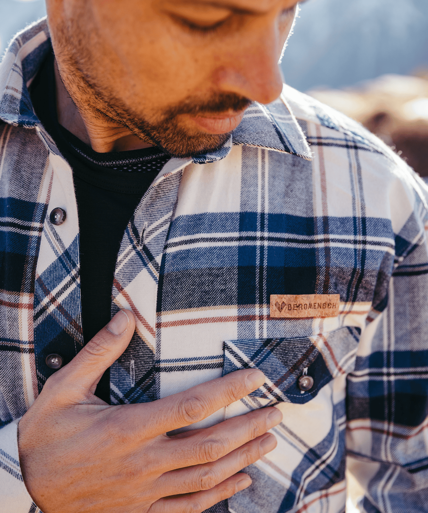 Flanell Overshirt - Herren