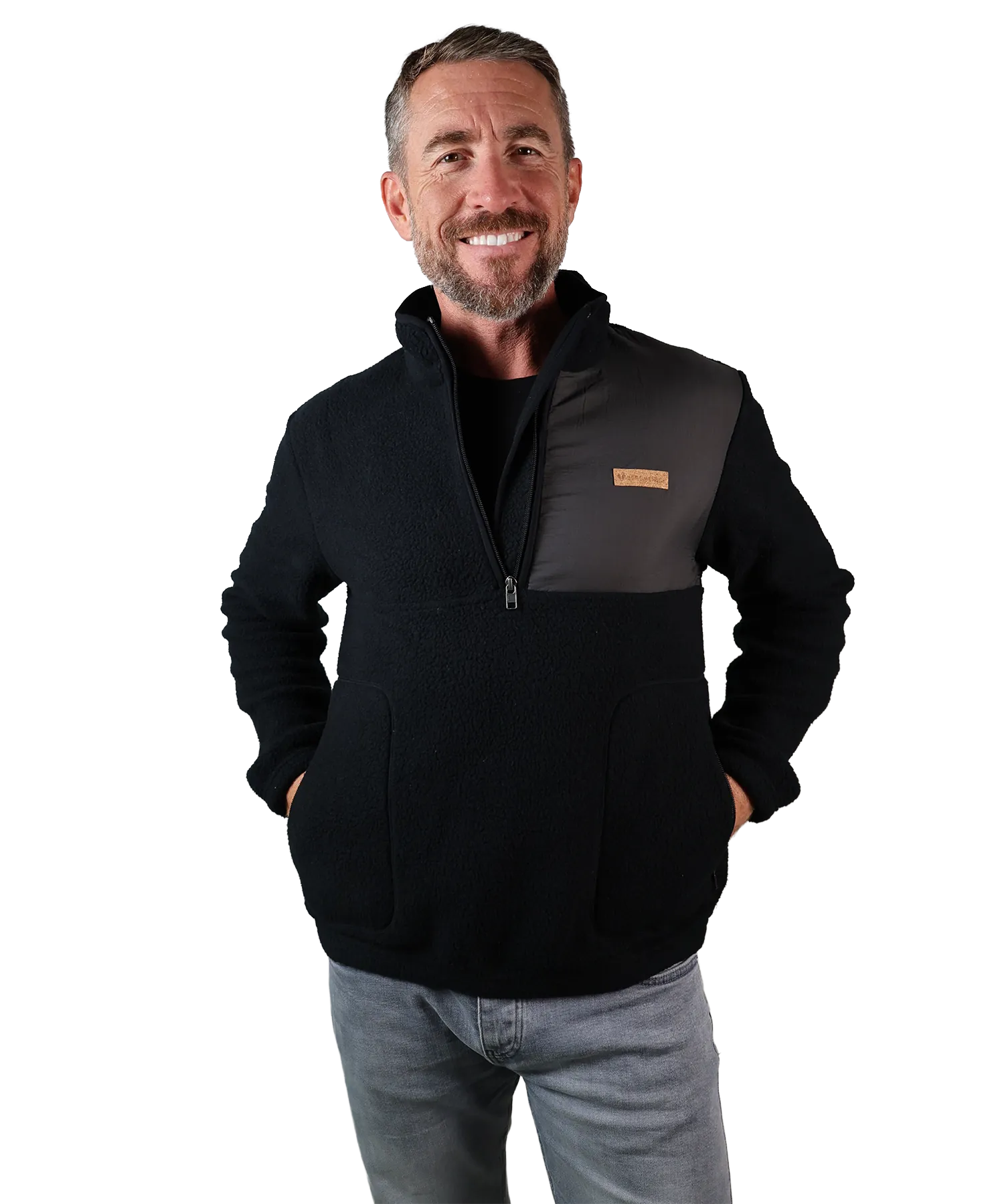 Herren Sherpa Half-Zip