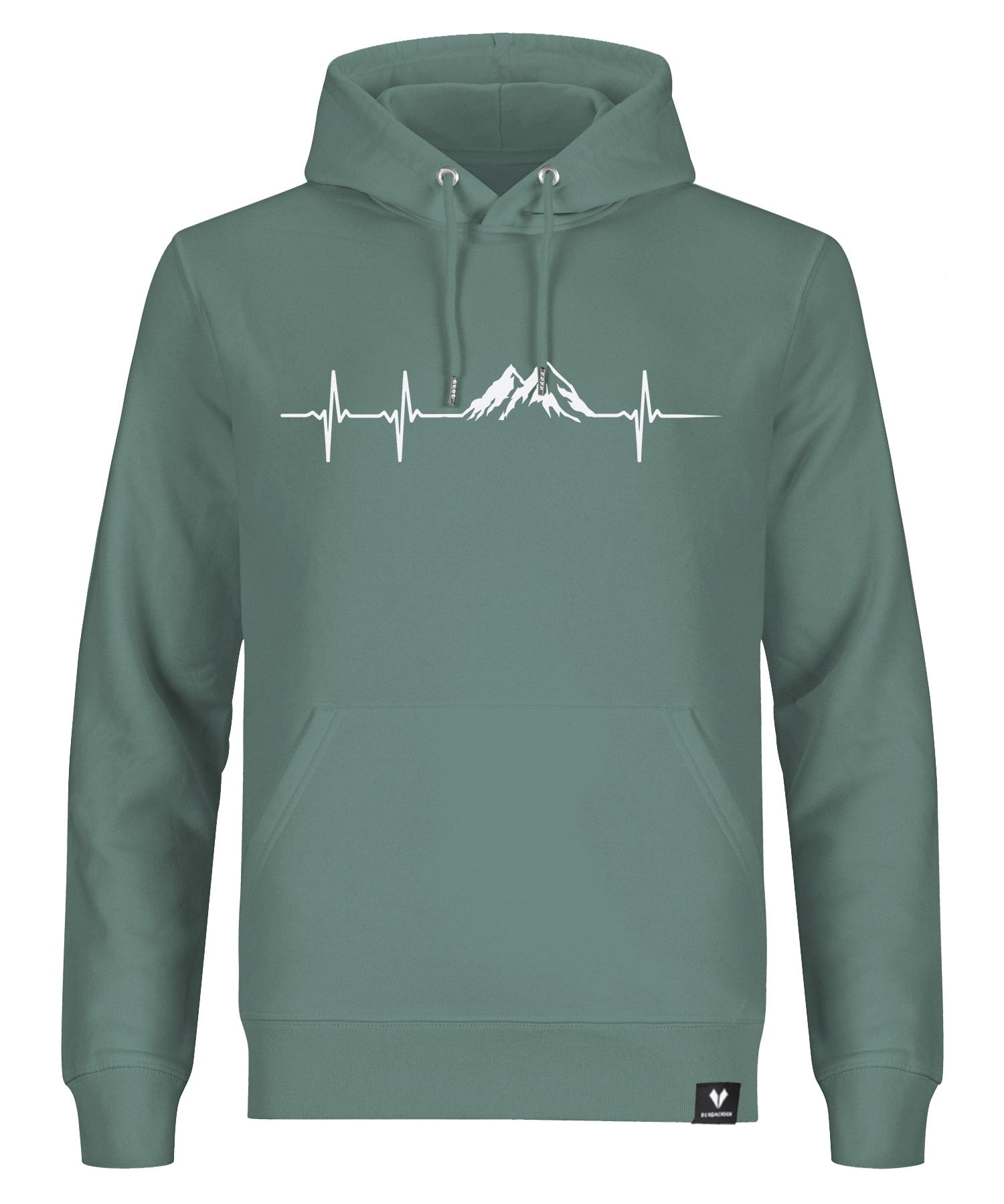 Herzschlag Berge - Unisex Premium Organic Hoodie